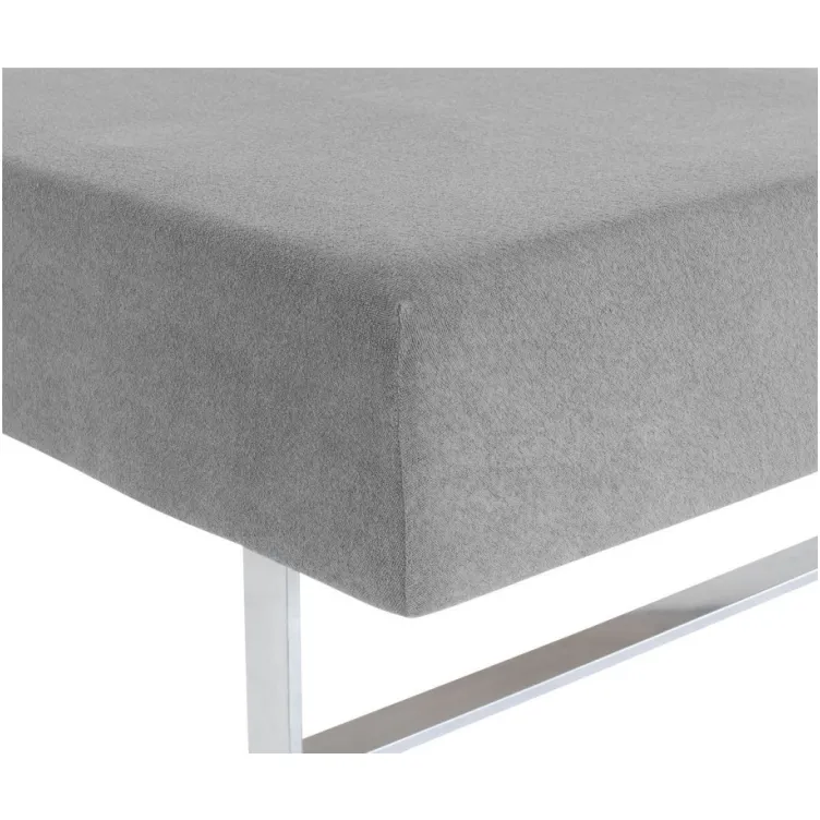 Frotir čaršav Revia 140/150x200x30cm siva