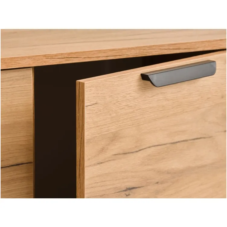 Komoda 4 fioke 1 vrata Georgia hrast