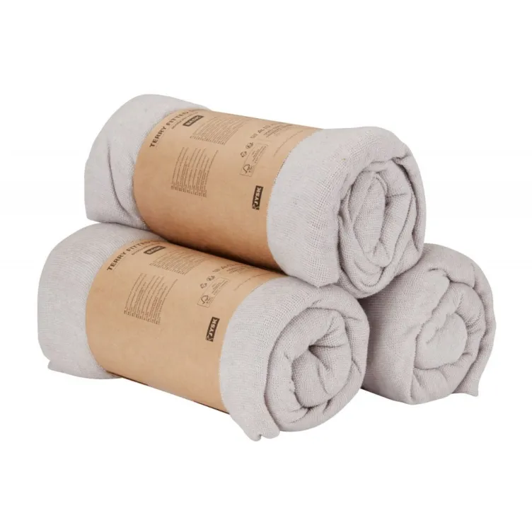 Frotir čaršav Revia  90x200x30cm siva