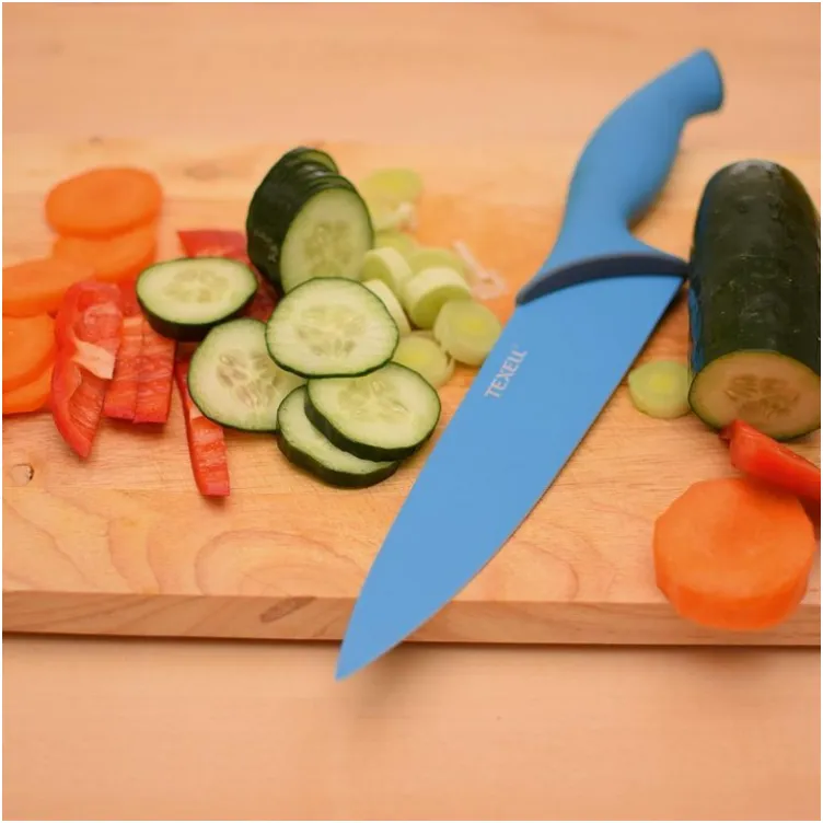 Nož u boji sa non-stick premazom Texell Chef TNT-C109 20.4cm