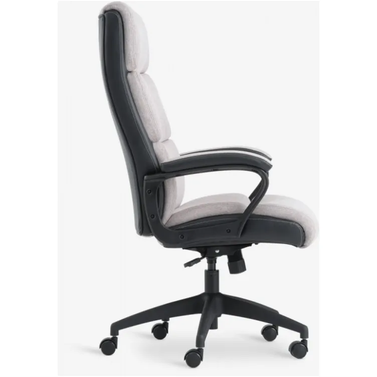 Kancelarijska stolica Marbes siva/crna veštačka koža