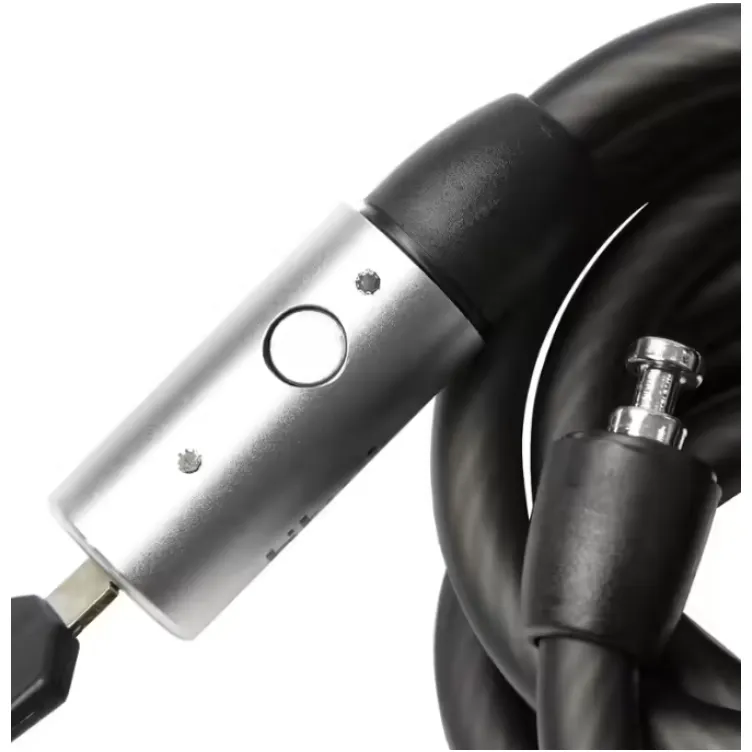 Spiralna brava sa ključem za bicikl