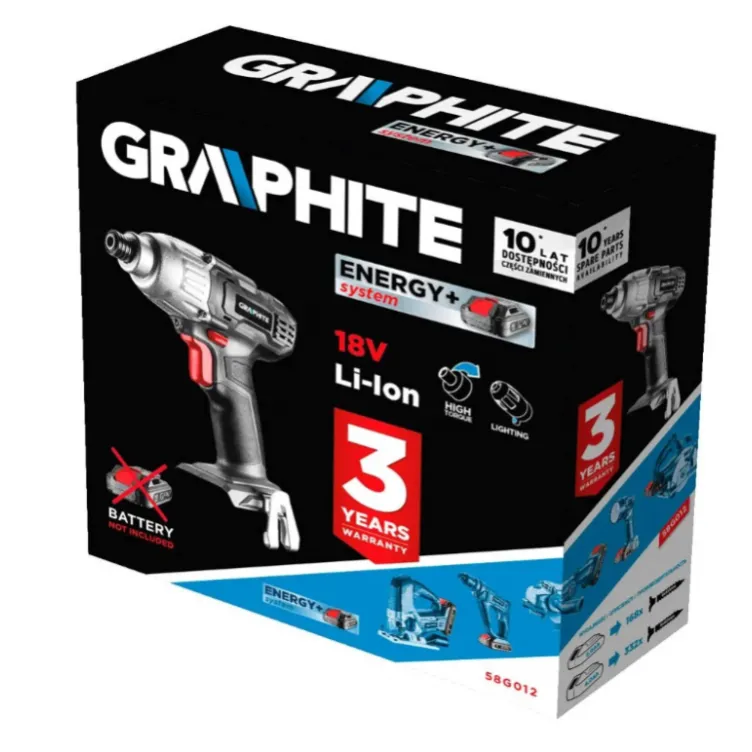 Aku. zavijač (čep)  GRAPHITE 58G012