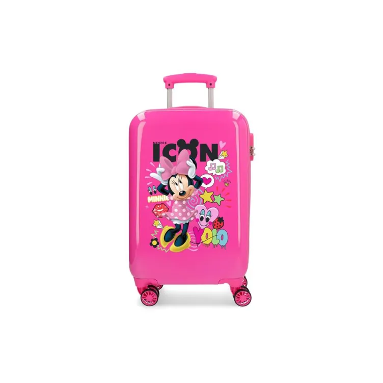 Kofer 55 cm ABS Minnie enjoy pink