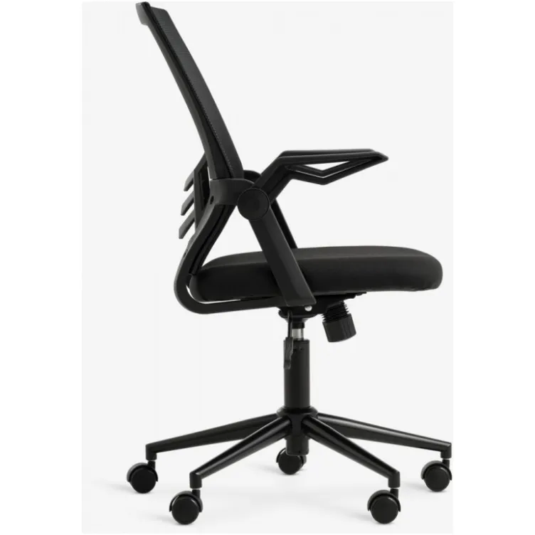 Kancelarijska stolica Arset crna mreža/crna tkanina