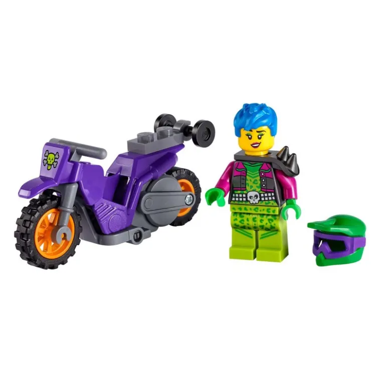 Lego kocke - Akrobatski motor: Akrobacije na zadnjem točku