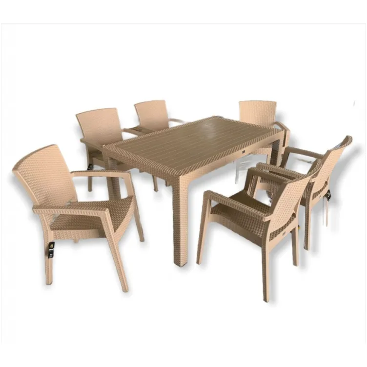 Garnitura Ratan kapućino L 6/1