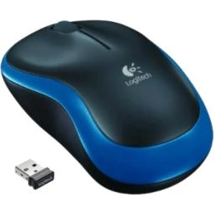 Logitech M185 Wireless Mouse for Notebook Blue