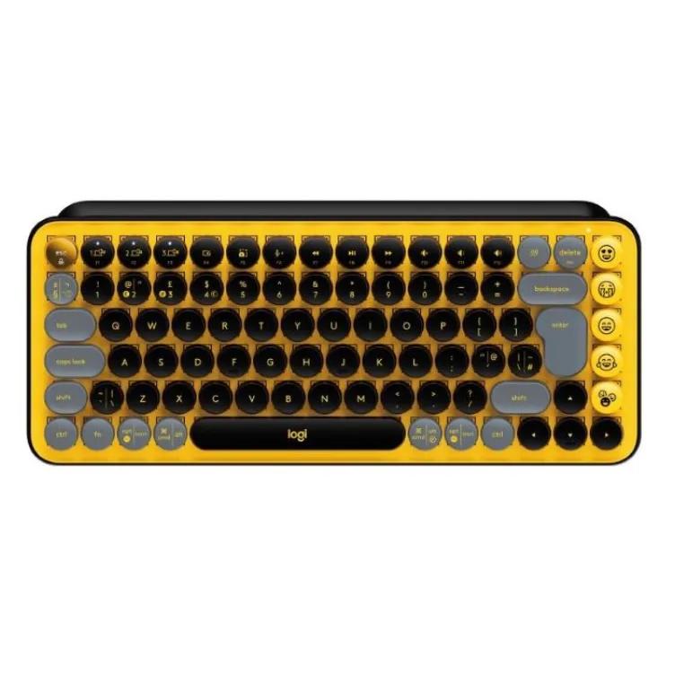 Logitech Pop Keys with Emoji, Blast Yellow