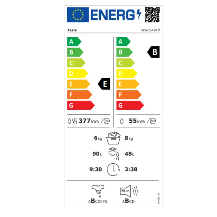 Mašina za pranje i sušenje veša Tesla WW86491M