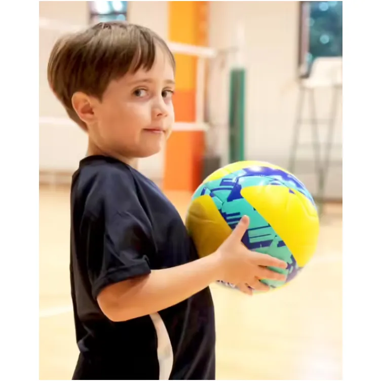 Lopta za odbojka v100 za početnike žuta 