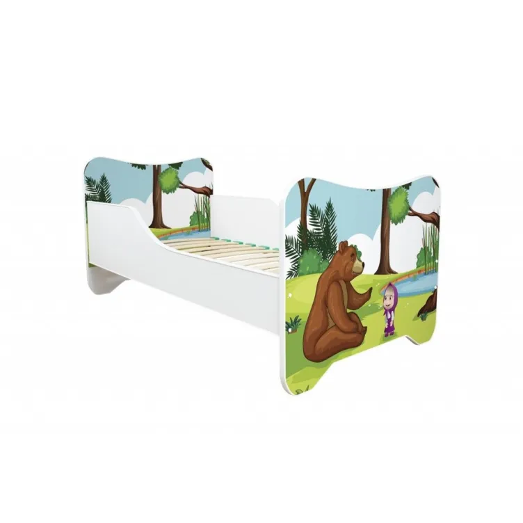 Dečiji Krevet 160X80Cm Happy Kitty Maša i Medved 74011