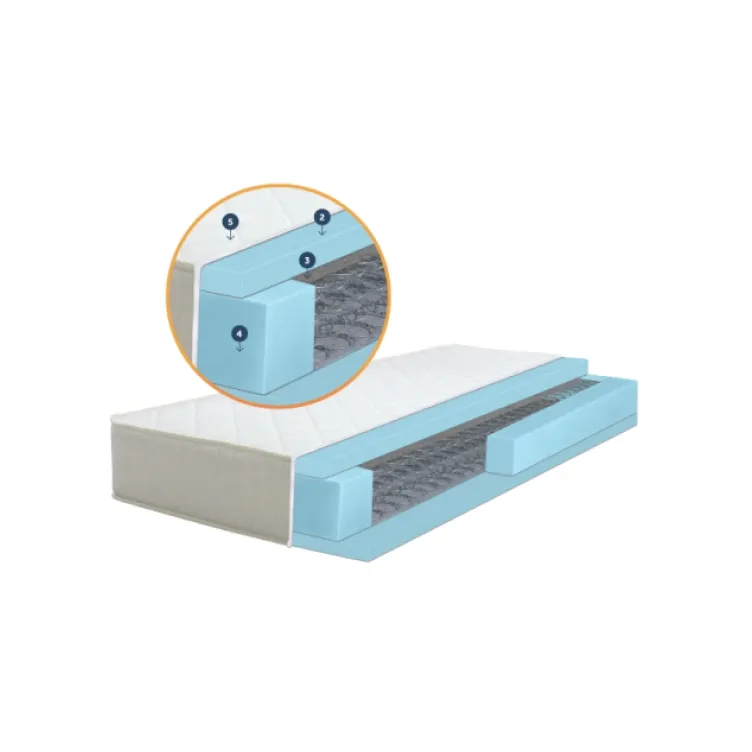 Versaj Bračni Krevet 201x149x112 cm + Forma Dušek za Bračni krevet 140x190 cm