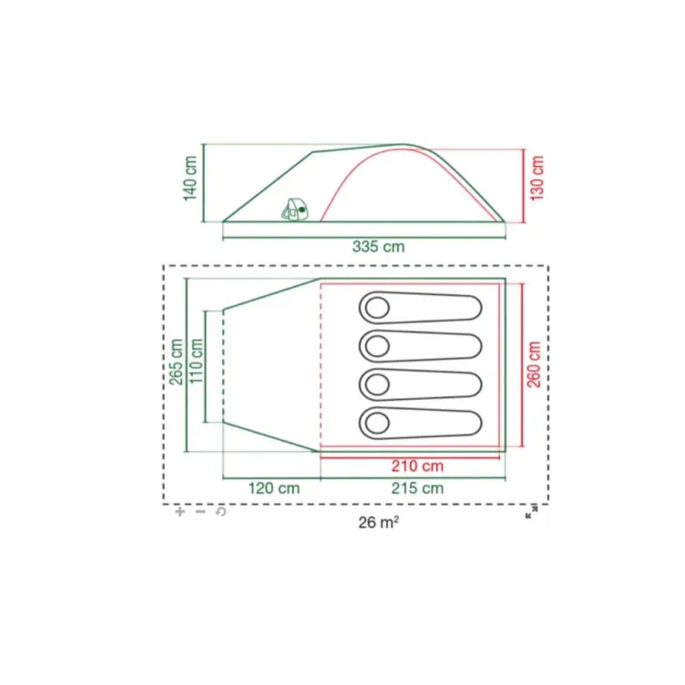 COLEMAN Šator Darwin 4+ 