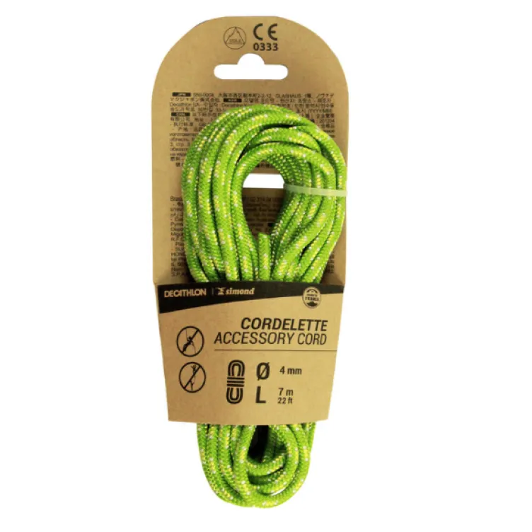 Pomoćno uže za penjanje zelena 