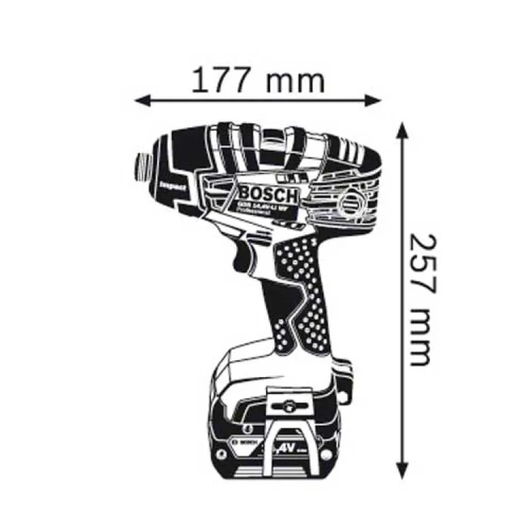 Akumulatorski udarni odvrtač Bosch GDR 14,4 V-LI MF Professional