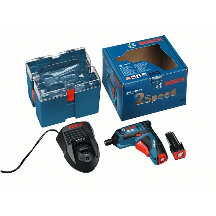 Akumulatorski odvrtač Bosch GSR Mx2Drive Proffesional 2 baterije