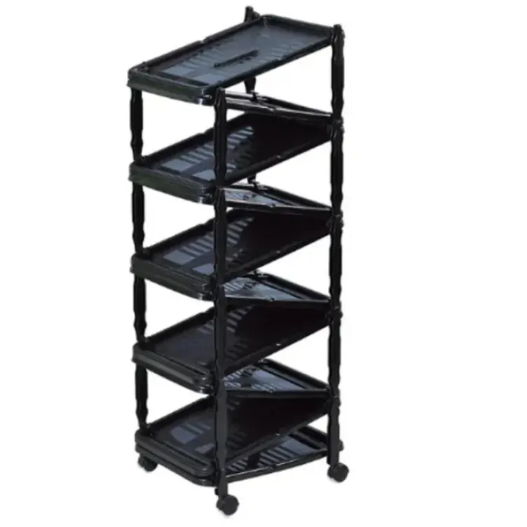 Polica za obuću zip 10 crna 36x30x94cm pvc