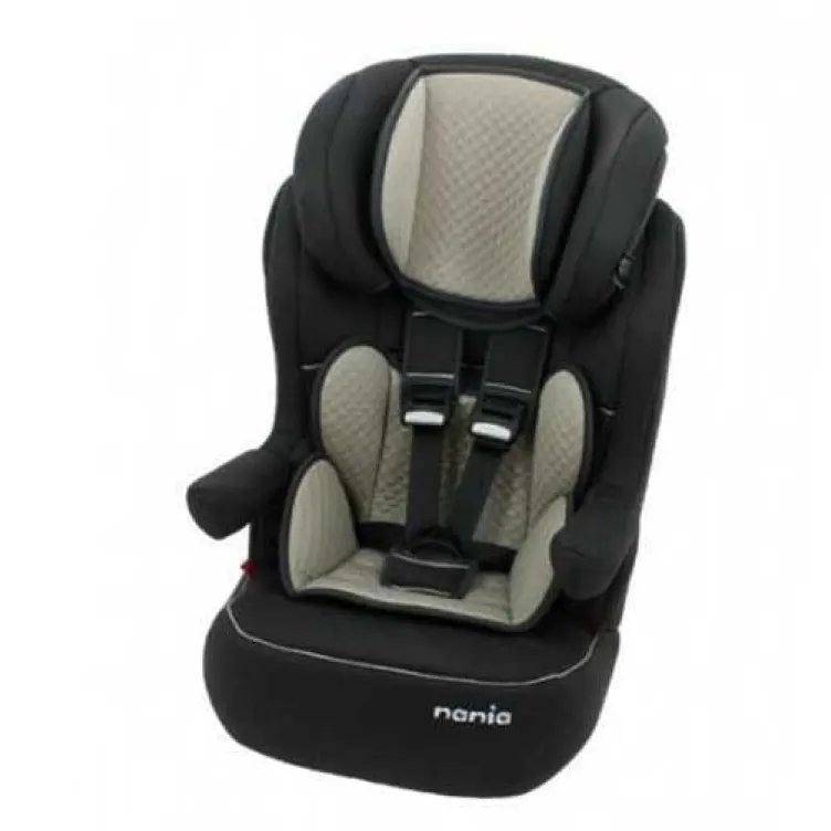 Nania I-max auto sedište 9-36 kg 1/2/3 Luxe quilt shadow - crno bež