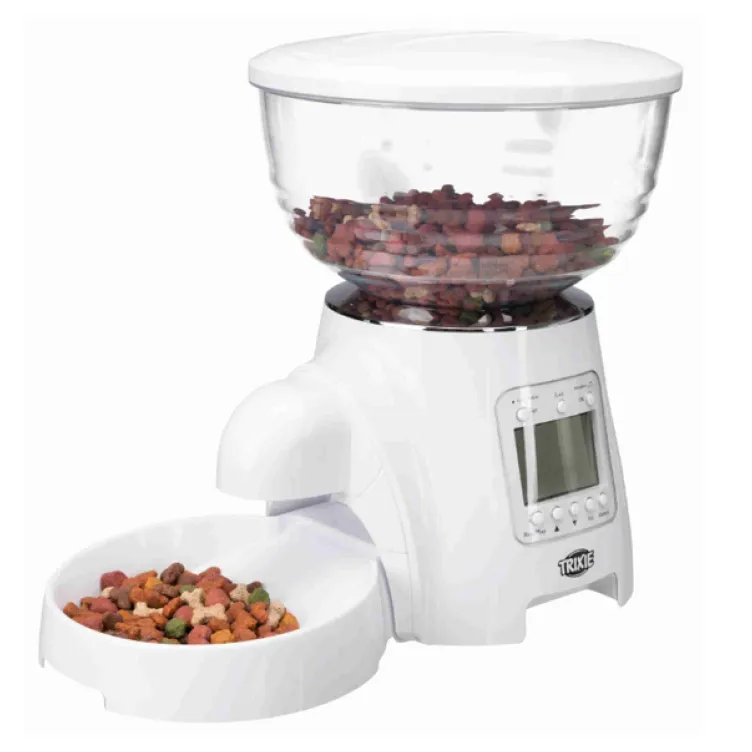 Automatska hranilica za mačke i pse TX7 5L 41x26x34cm bela Trixie 