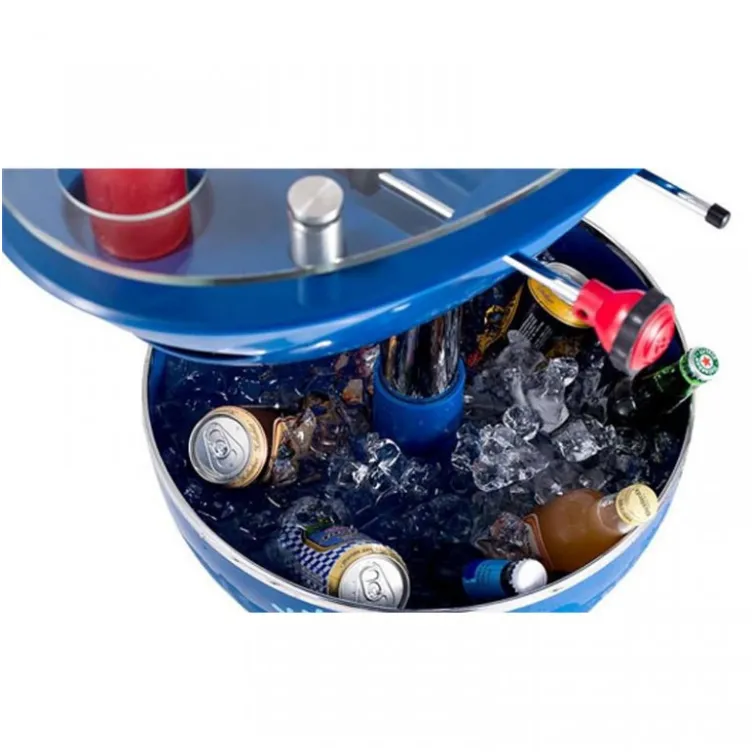 Barski sto sa stonim fudbalom Funny table plavi