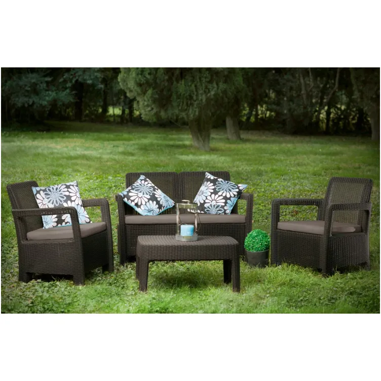 Baštenska garnitura Tarifa braon