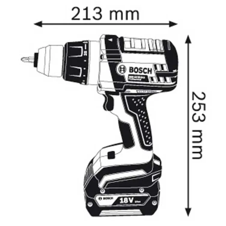 Akumulatorska bušilica-odvrtač Bosch GSR 18 VE-2-LI Professional