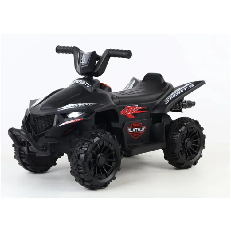 Kvad srednji Super ATV Sport na akumulator crni