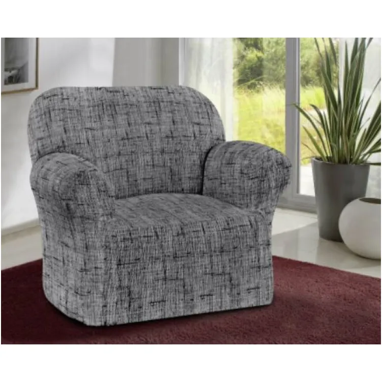 Elastična presvlaka za fotelju siva 