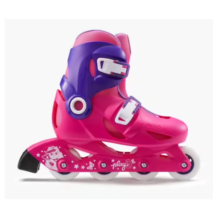 Roleri play za decu roze ljubičasti