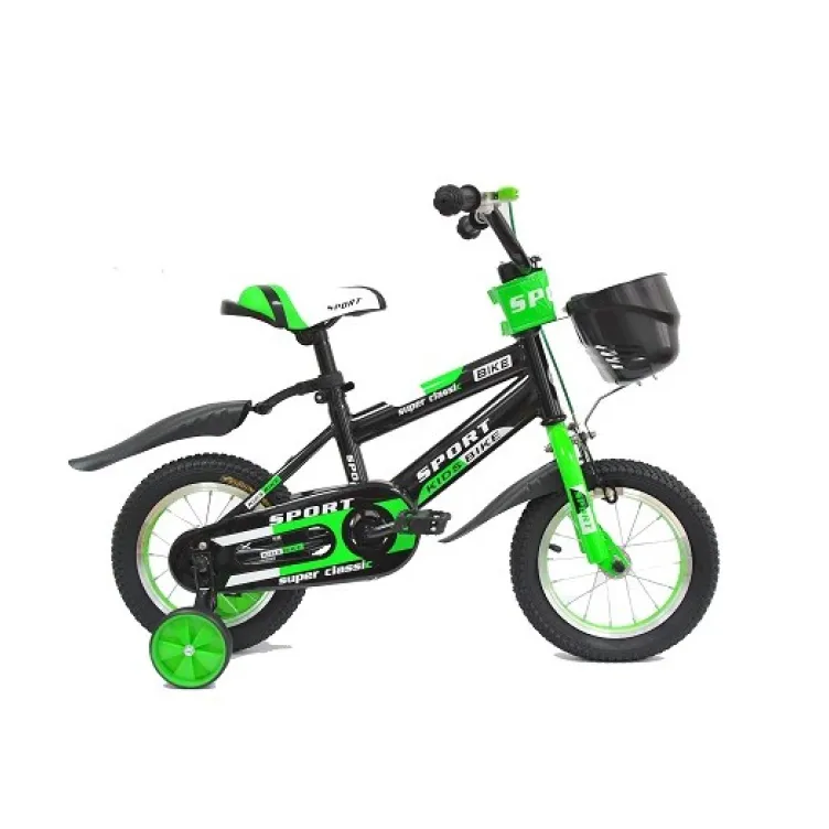 Dečiji bicikl 16" sport 702 crno zeleni