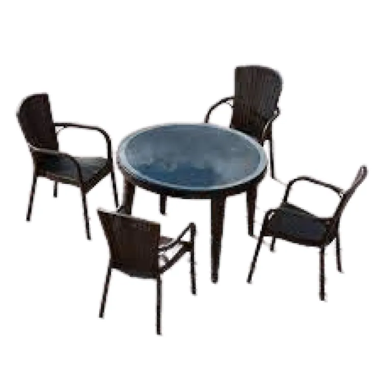 Baštenska garnitura Royal fi 110 crna