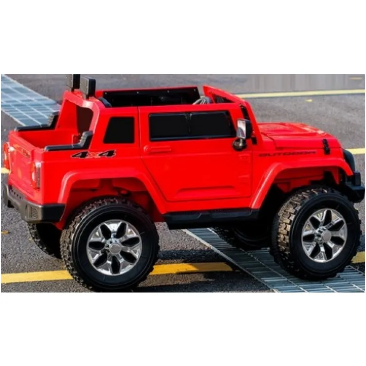 Džip Dvosed terenac 306 na akumulator za decu 12V - Crveni