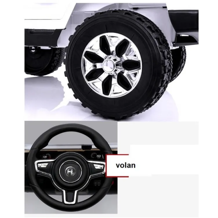 Džip Dvosed terenac 306 na akumulator za decu 12V - Crveni