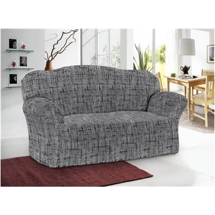 Bielastična presvlaka za dvosed Siva 