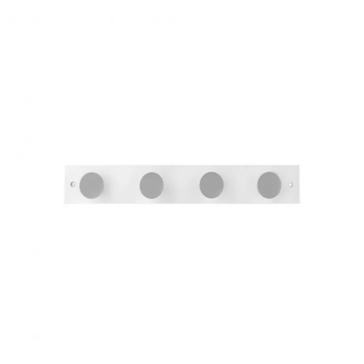 Čiviluk sa 4 kukice drvo beli Estia 