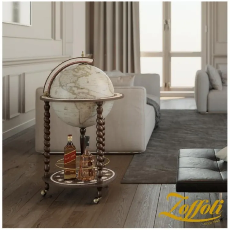 Zoffoli 40cm - Globus Bar Explora Old White