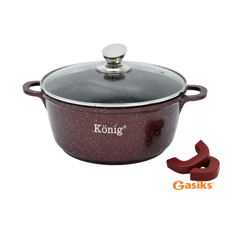 Granitna šerpa 24 cm  bordo