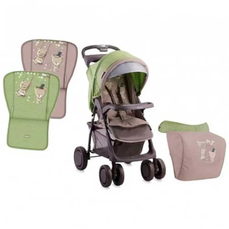 Kolica za bebe Bertoni Foxy Beige & Green Bears