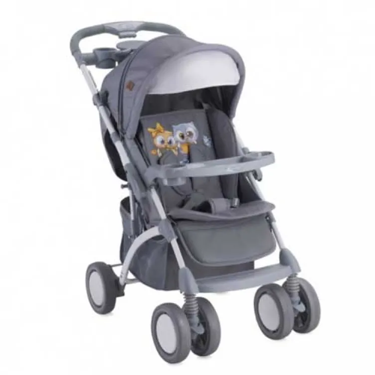Kolica za bebe Apollo Set Grey Baby Owls