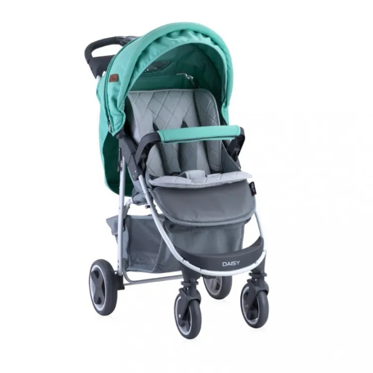 Kolica Za Bebe Daisy Set Zelena i Siva 2019