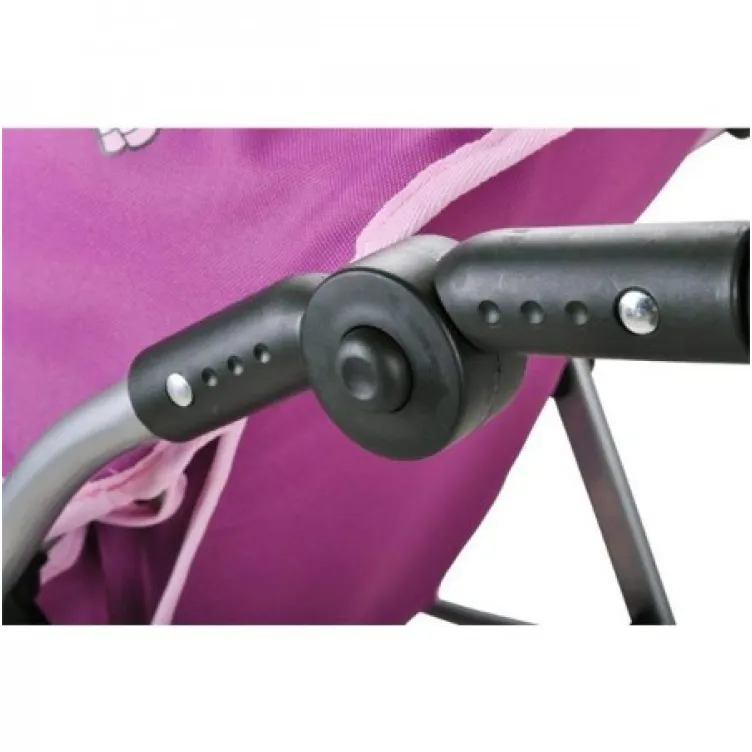 Kolica za lutke Coco Jednorog Purple 55x43x81cm