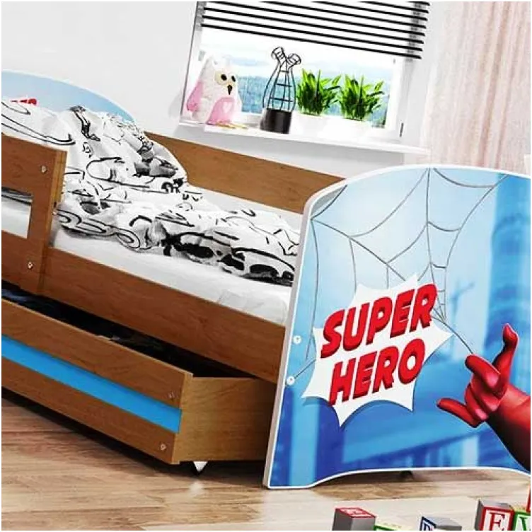 Dečiji krevet Lookie Adler 160x80 cm sa dušekom dezen 09