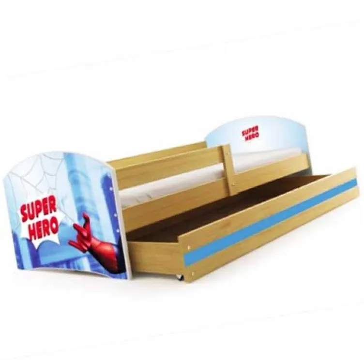 Dečiji krevet Lookie Pine 160x80 cm sa dušekom dezen 09