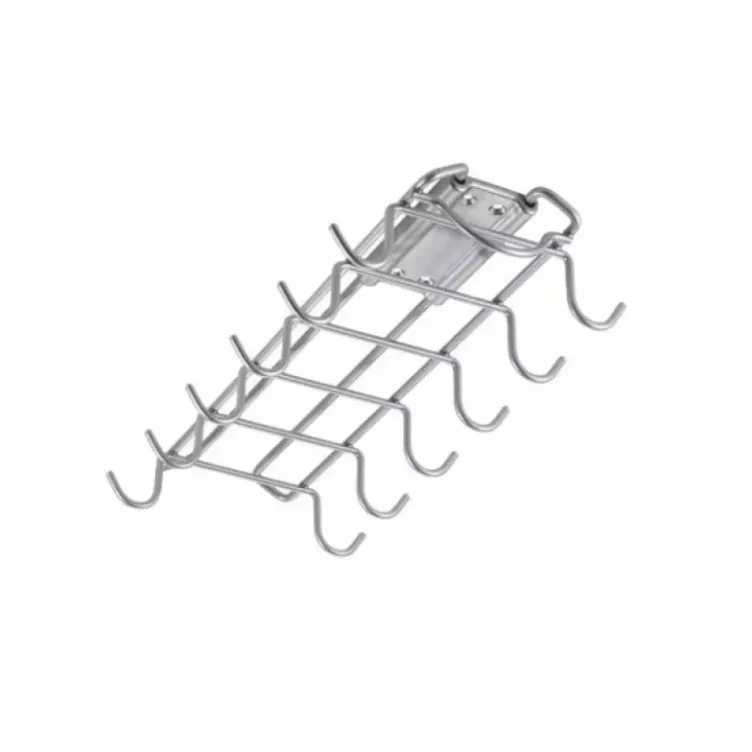 Kuhinjski stalak sa kukicama klizni 13x28x5cm Metaltex 