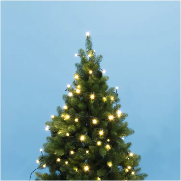 Lampice za jelku sa 50 LED dioda Toplo belih KII50/WW