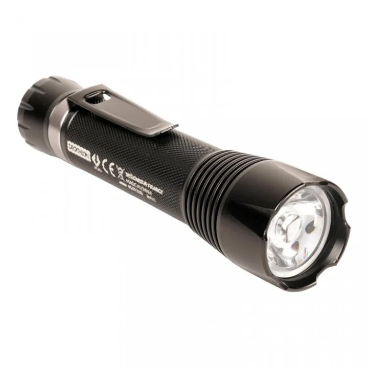 Lovačka lampa sa USB punjačem crna  900Lumena