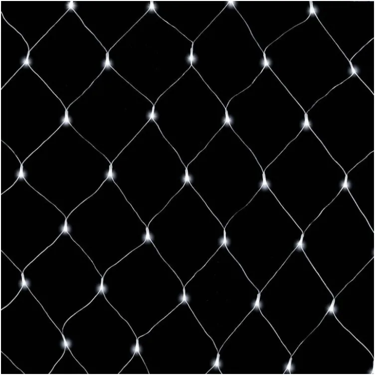 Novogodišnja svetleća mreža Crystaline 96 LED hladno bela 1x2m