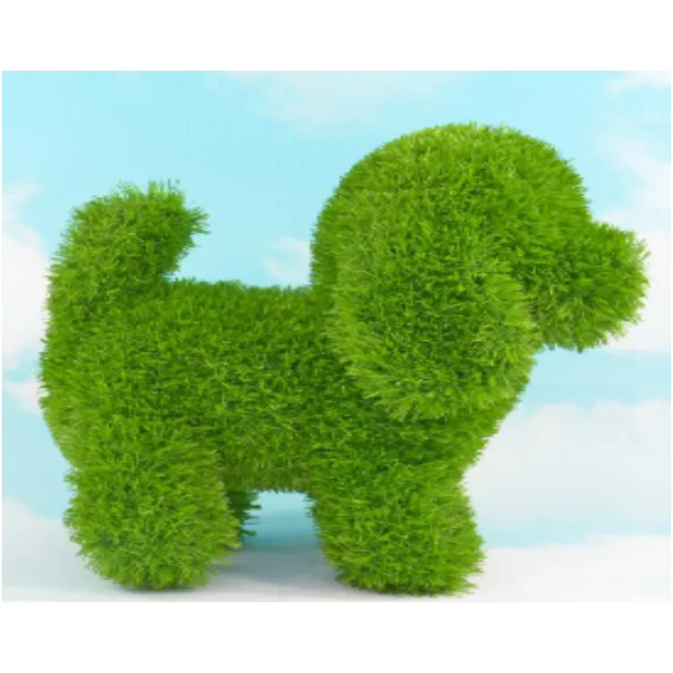 Figura od veštačke trave Pas stoji 53248