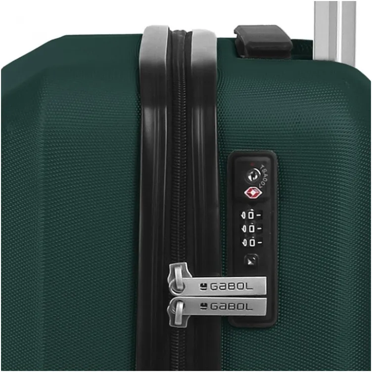 Putni kabinski ABS Mondrian green 40 x 55 x 20 cm